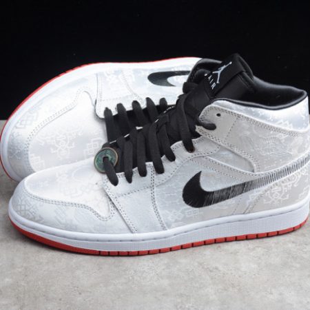 CLOT Air Jordan 1 Mid Fearless CU2804-100 - Image 16