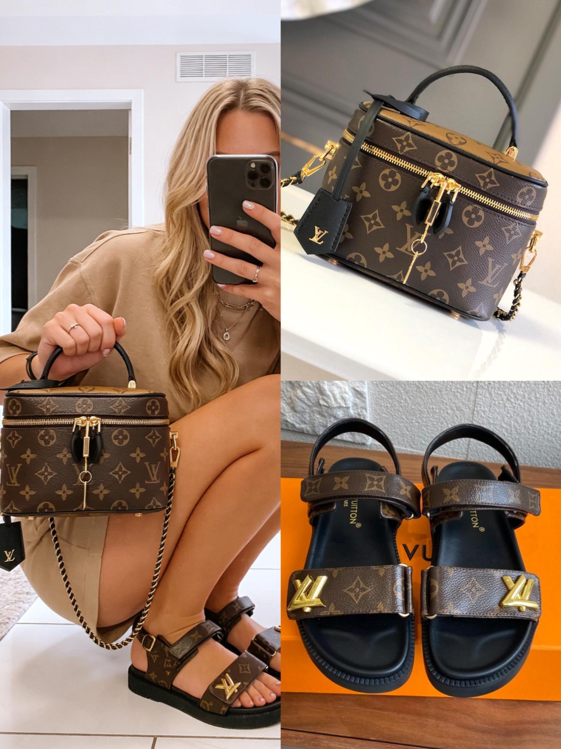 LV Shoes & Bag Set - Image 1