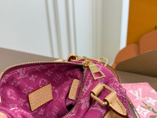 LV Denim “ Little Gold Shield” Pillow Case