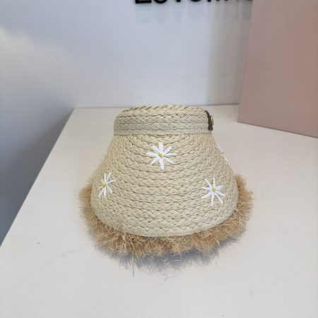 Miu Miu Sun Hat with Open Top - Image 1