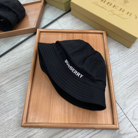 Burberry  Cotton Printed Embroidered Fisherman's Hat Sunhat - Image 2