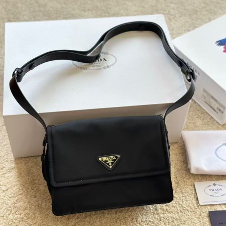 Prada flap shoulder bag