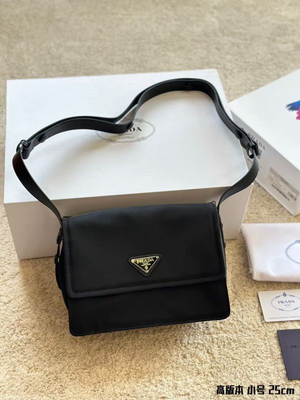 Prada flap shoulder bag