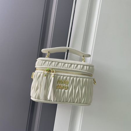 MIU MIU Matelassé Nappa Leather Shoulder Bag - Image 5