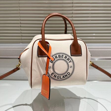 Burberry Bowling Handbag Bag Small - Image 4