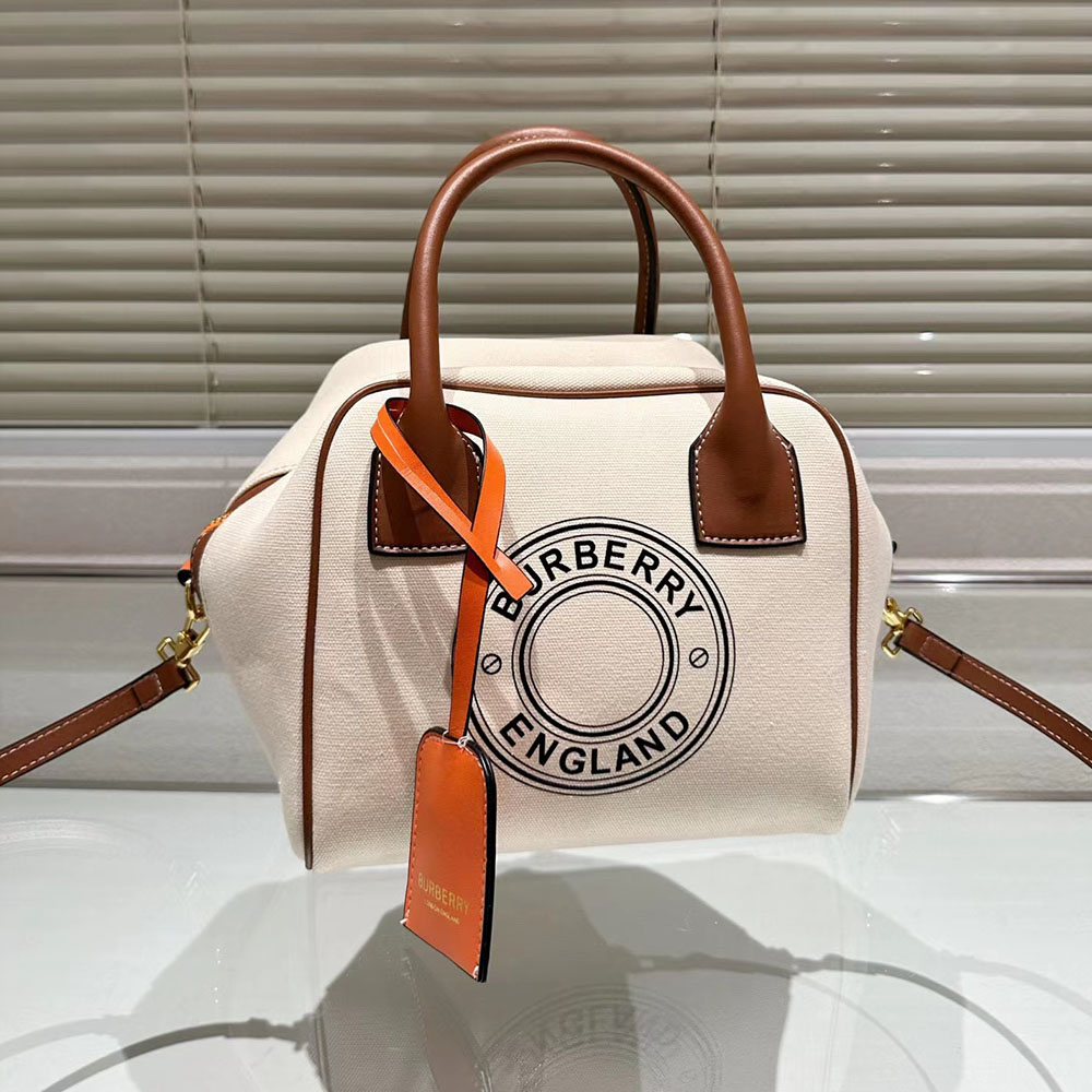 Burberry Bowling Handbag Bag Small - Image 4