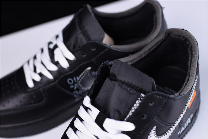 OFF-WHITE x Nike Air Force 1 07 Low Black AV5210-001 - Image 17