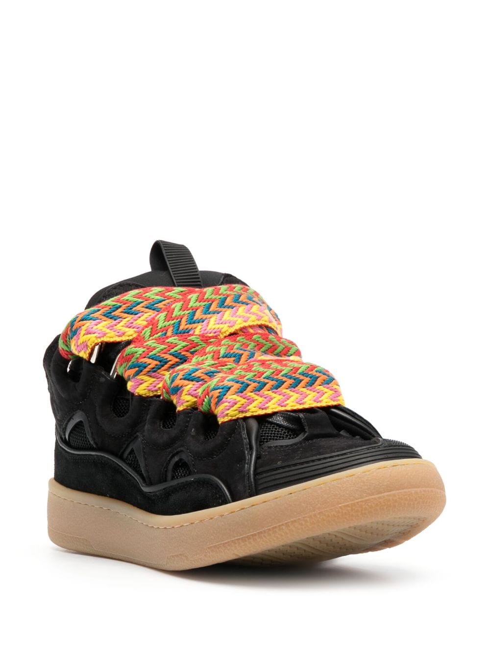Lanvin LEATHER CURB SNEAKERS - Image 3