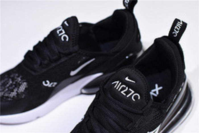 Nike Air Max 270 Mens Casual Shoes Black/Anthracite/White ah8050-116 - Image 5