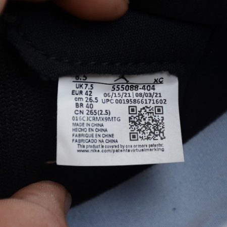 Air Jordan 1 Dark Marina Blue 555088-404 - Image 13