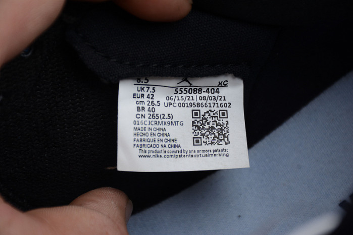 Air Jordan 1 Dark Marina Blue 555088-404 - Image 13