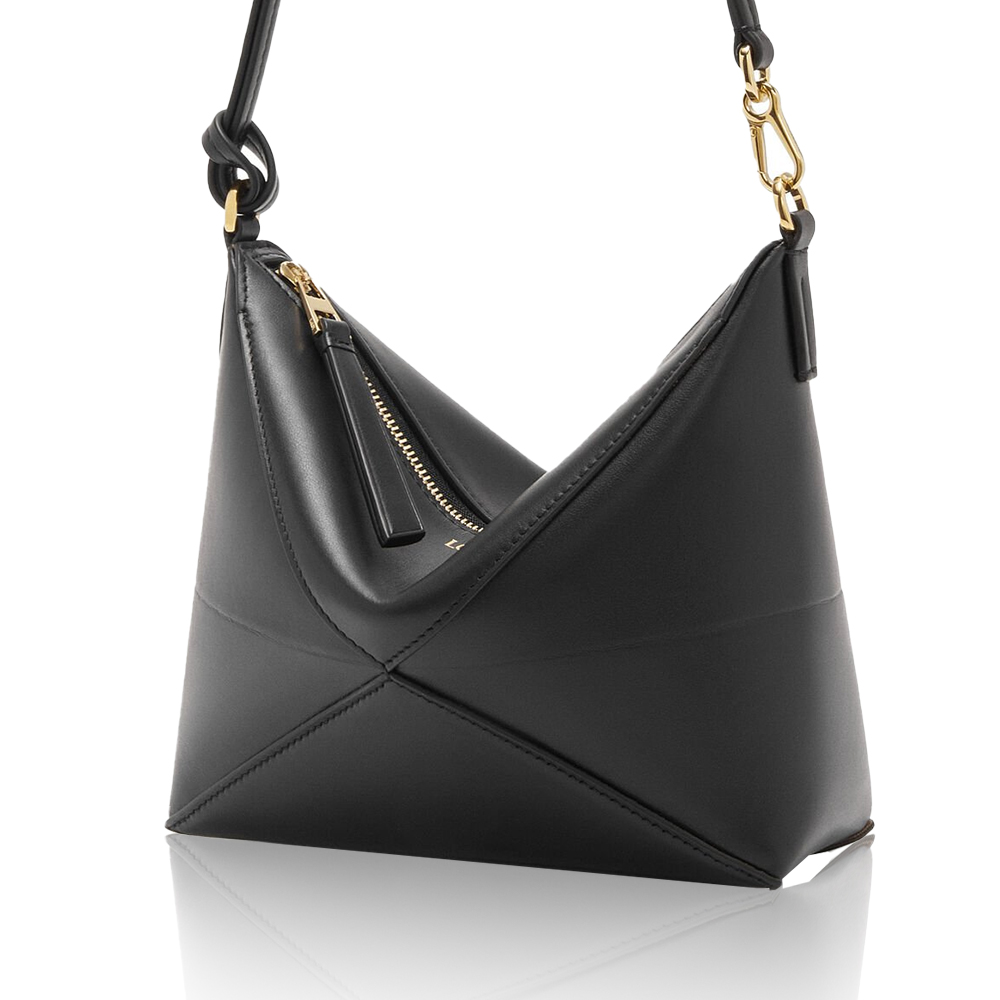 Loewe Puzzle Fold Pouch in Shiny Nappa Calfskin Bag - Image 1