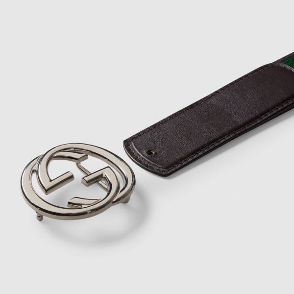 Gucci Reversible Belt with Interlocking G Buckle