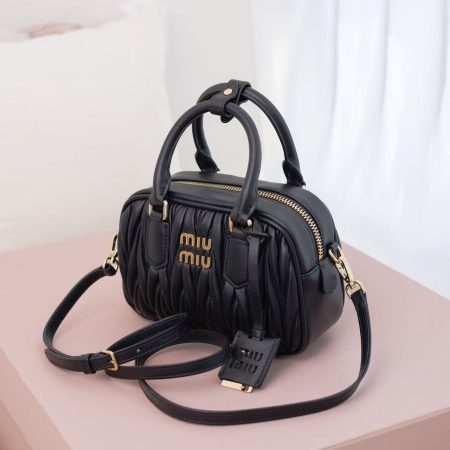 Miu Miu Arcadie Matelasse Nappa Leather Bag - Image 9