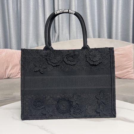 Dior Book Tote Medium D-Lace Macrame - Image 4