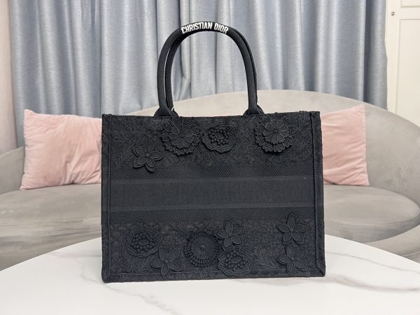 Dior Book Tote Medium D-Lace Macrame