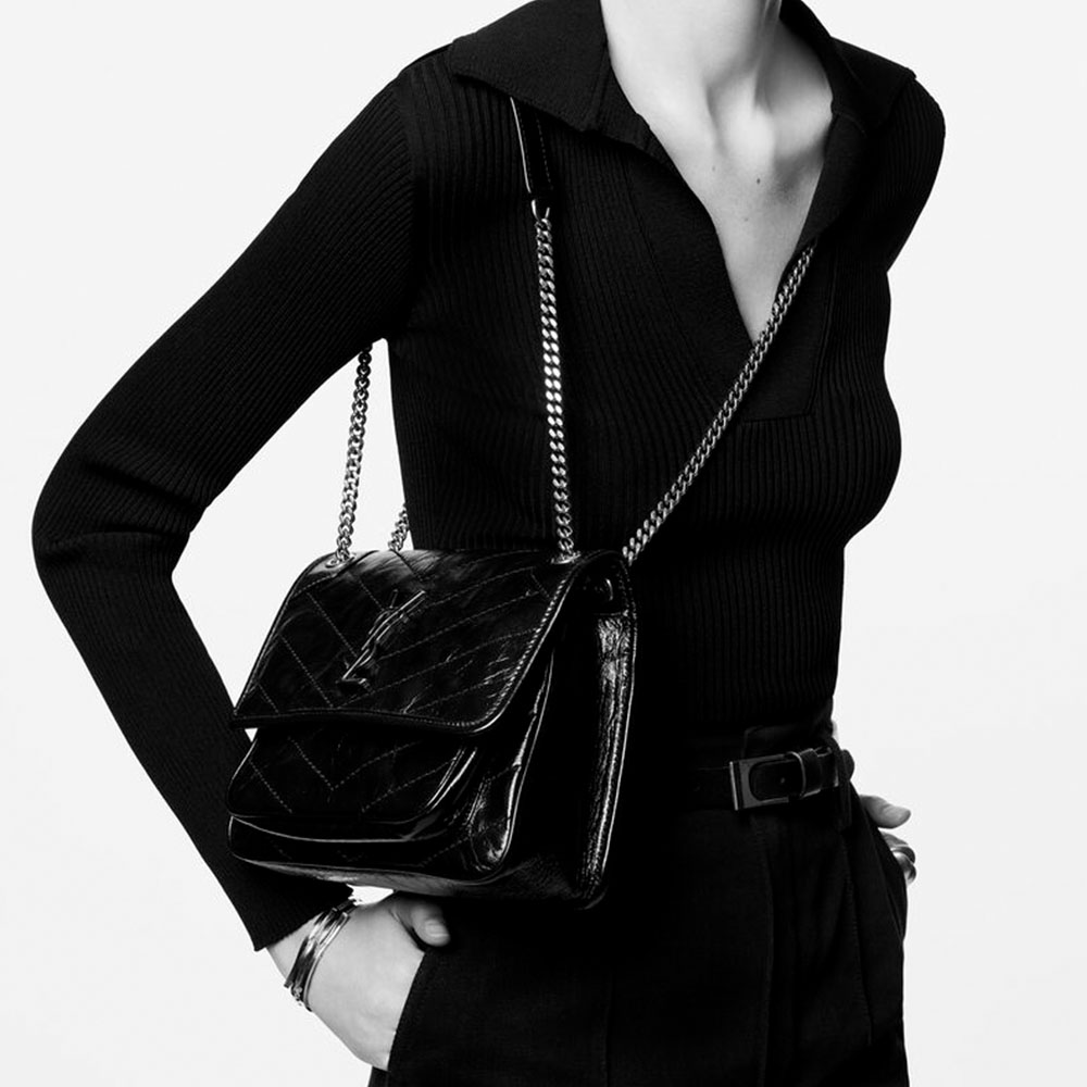 Saint Laurent YSL Niki Baby In Vintage Leather - Image 2