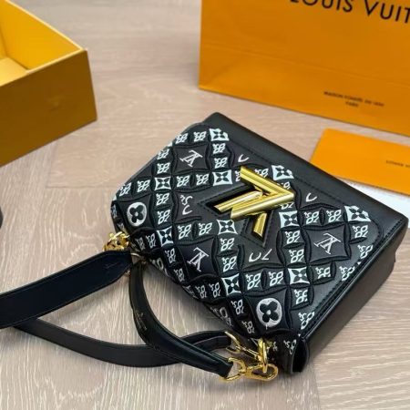 LV Calfskin Since 1854 Embroidered Twist MM - Image 14
