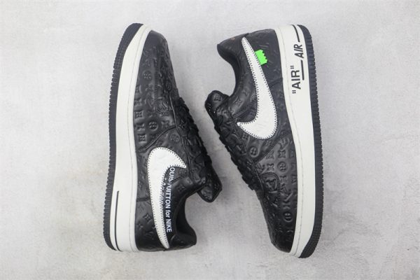 LV x Nike Air Force 1'07 LV8 Low Black/white/LV Monogram