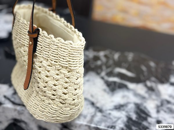 Loewe Anagram Basket Woven Shopping Bag