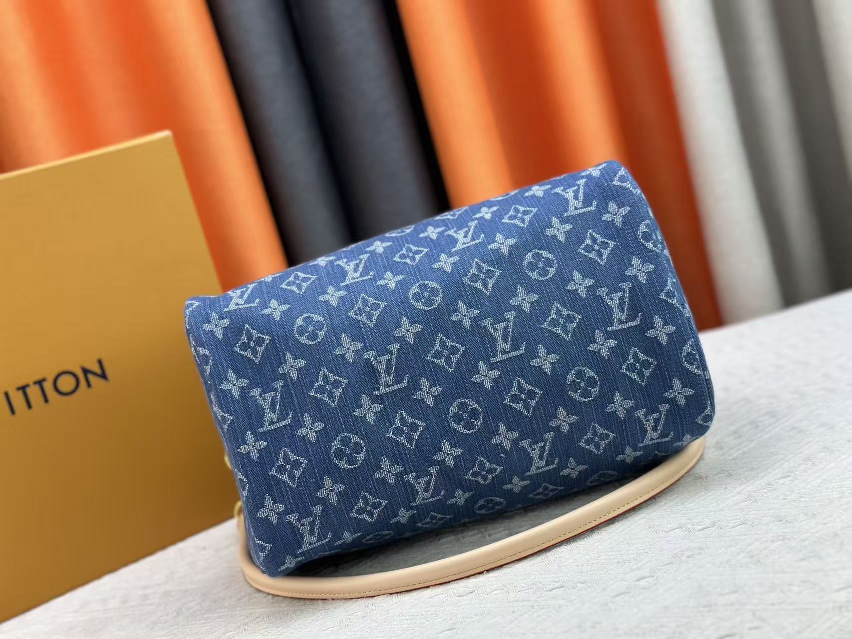 LV Speedy Bandoulière 30 Denim - Image 5
