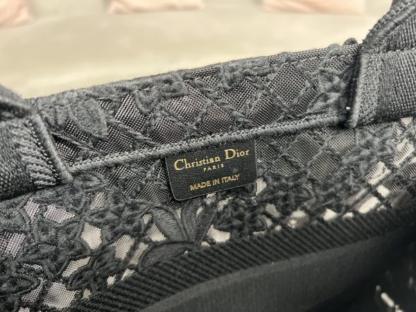 Dior Book Tote Medium D-Lace Macrame