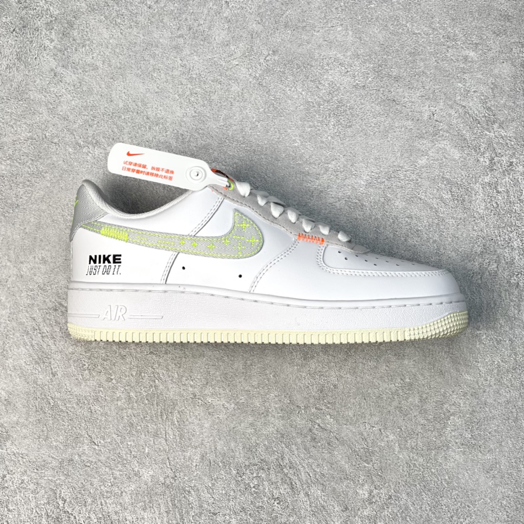 Nike Air Force White Green - Image 1