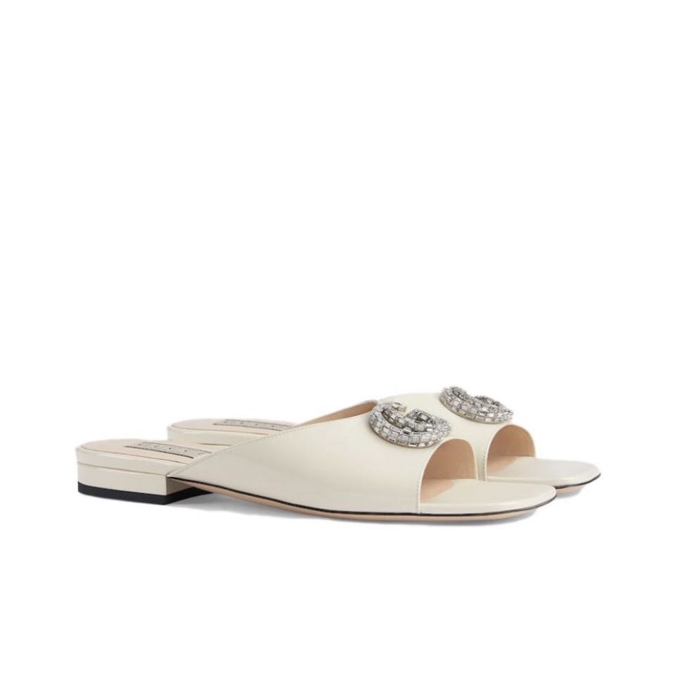 Gucci Leather Sandals  Slide Sandal - Image 1