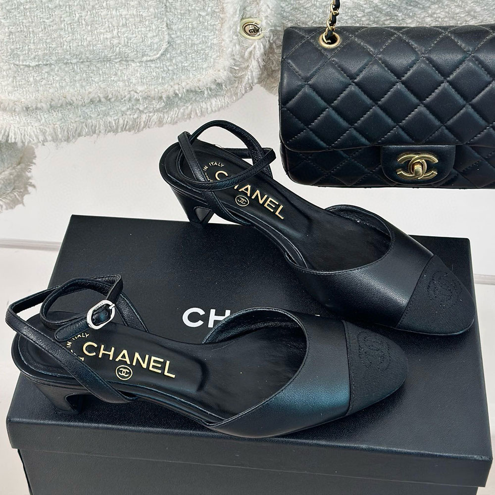 Chanel Lace-up heels Sandals Slide - Image 2