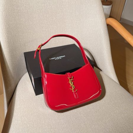 Saint Laurent Le 5 à 7 Hobo Shoulder Bag Laquered - Image 2