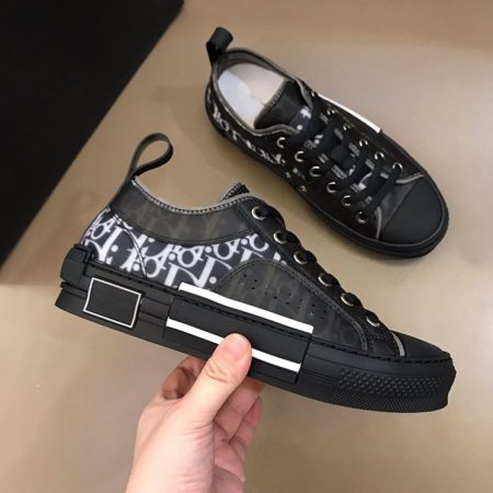 Dior B23 Black Boutique Fashion Skateboard Canvas - Image 9