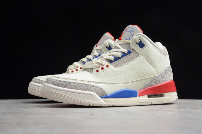 AIR JORDAN 3 RETRO "CHARITY GAME" sail red mens 136064-140 - Image 8