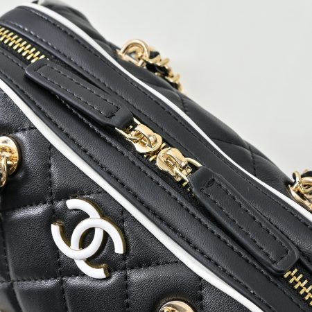 Chanel Matelasse Drum Mini Boston Bag - Image 5