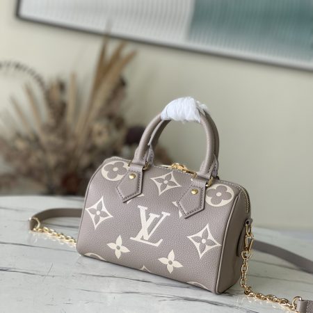LV Speedy Bandouliere Grey Bag - Image 1