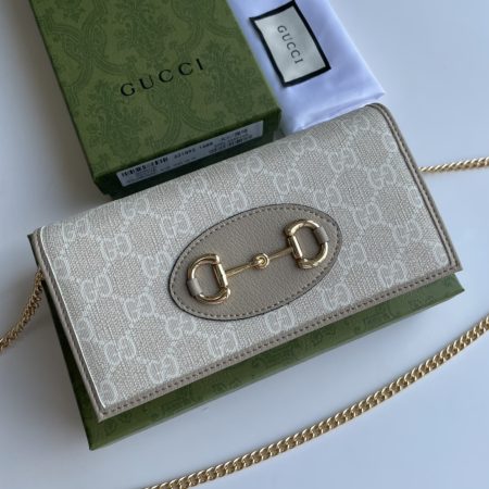 Gucci 1955 Horsebit Chain Wallet - Image 10