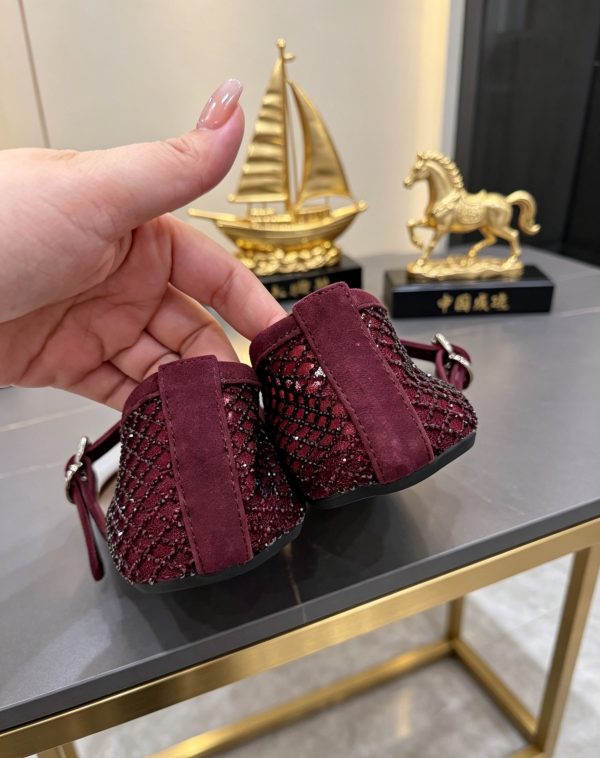 Alaya Flat Ballet Tulle Shoes with Rhinestone Accents