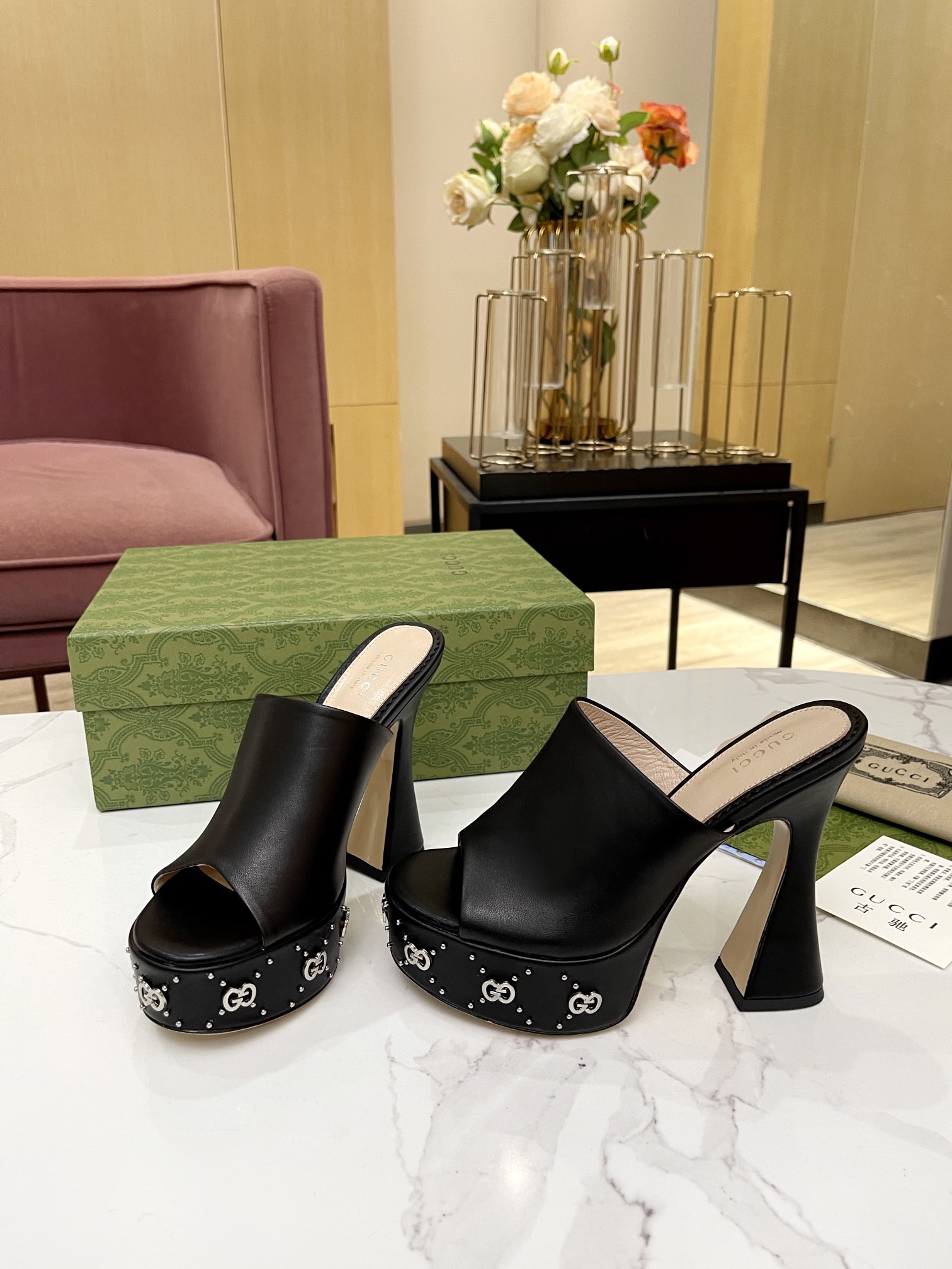Gucci GG platform mules - Image 10