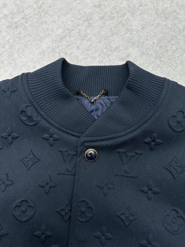 LV Embossed Monogram Cotton Varsity Jacket
