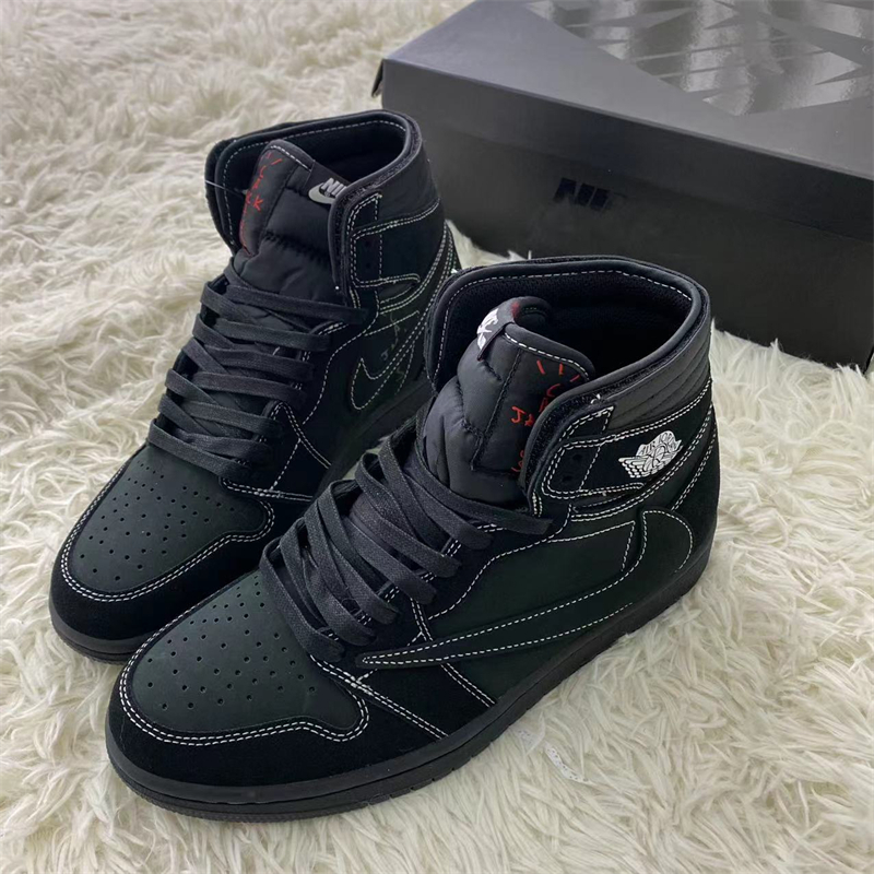 Travis Scott x Air Jordan 1 high OG "Black Phantom" DM7866-000 - Image 8