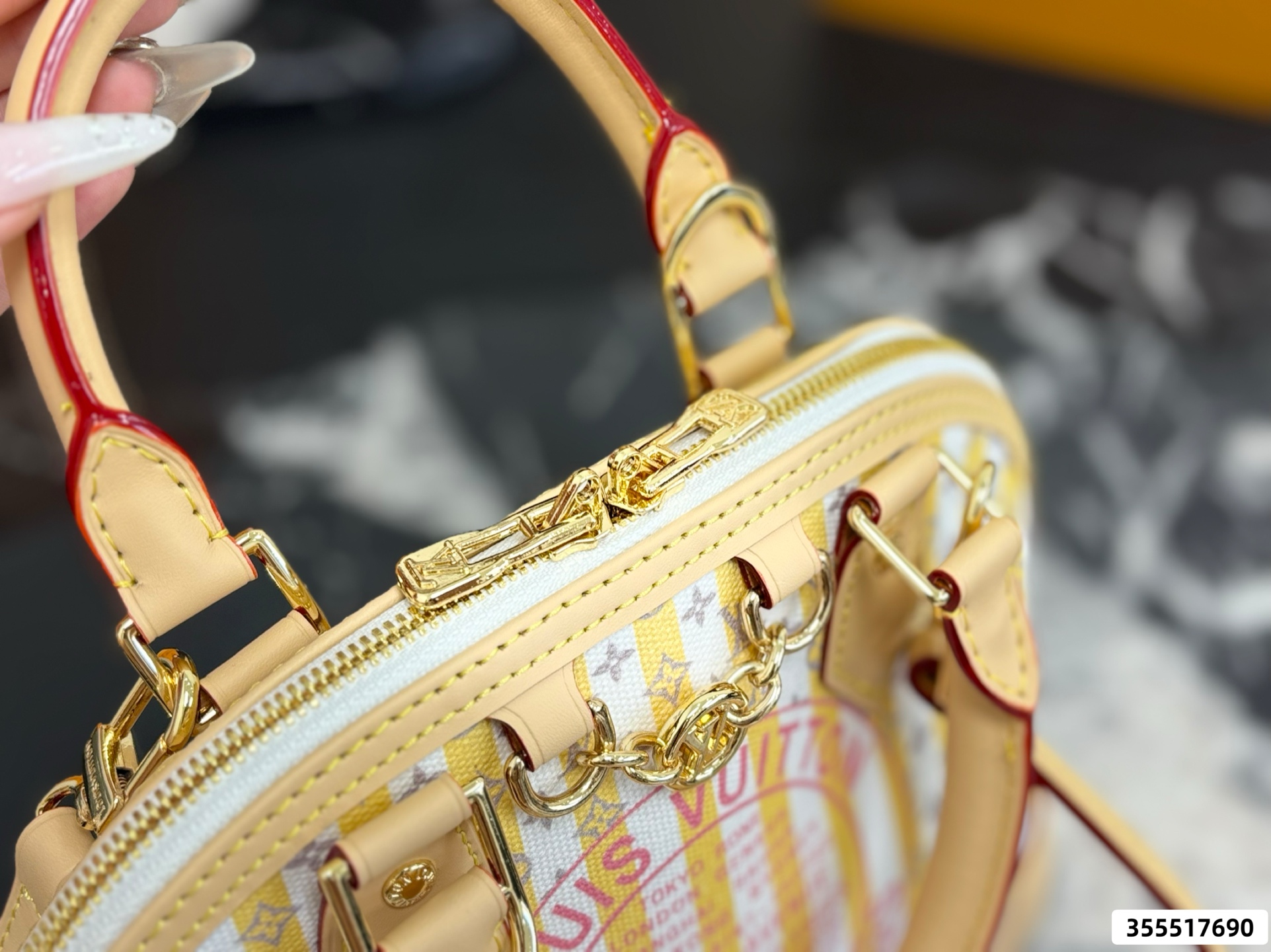 LV Alma Trunk Shell Bag - Image 9