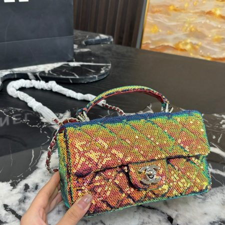 Chanel 23s Mini CF Handle Bag - Image 9