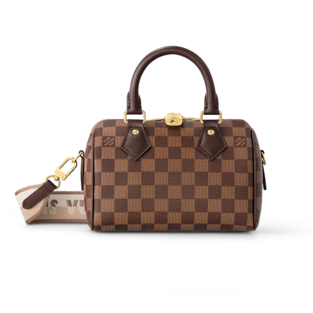 LV Speedy Bandoulière 20 Damier Ebene Women Handbag - Image 3