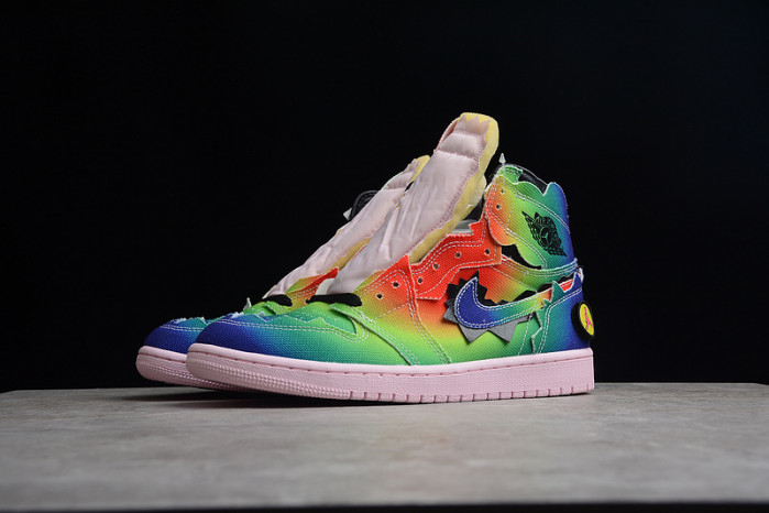 J. Balvin x Air Jordan 1 Retro OG High Colores Y Vibras DC3481-900 - Image 14