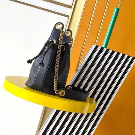 Saint Laurent YSL Cassandre Quilted Buck Bag Black Top Quality - Image 2