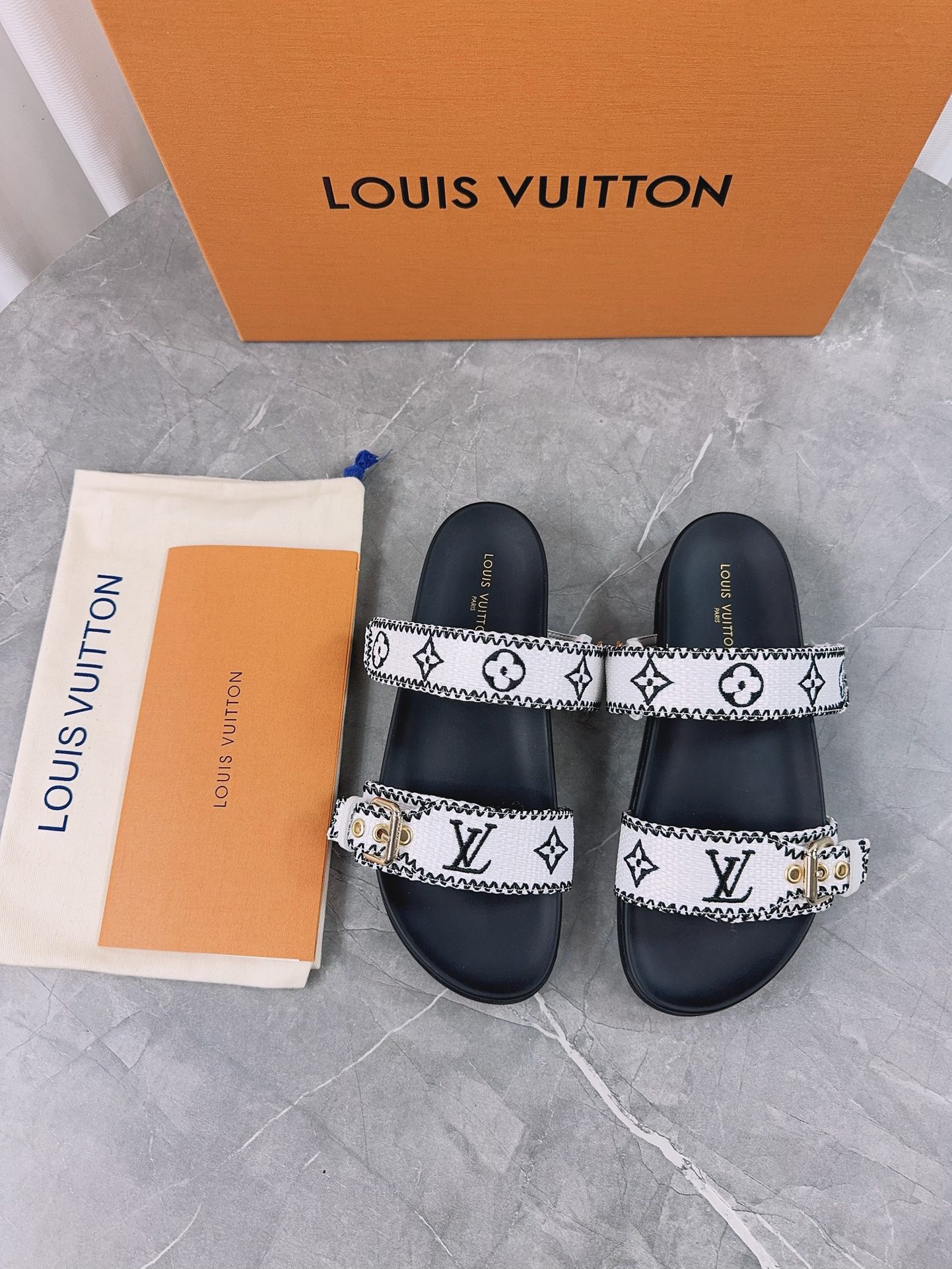 LV Bom Dia Flat Comfort Mule - Image 3