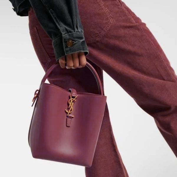 Saint Laurent YSL LE 37 Small in Shiny Leather