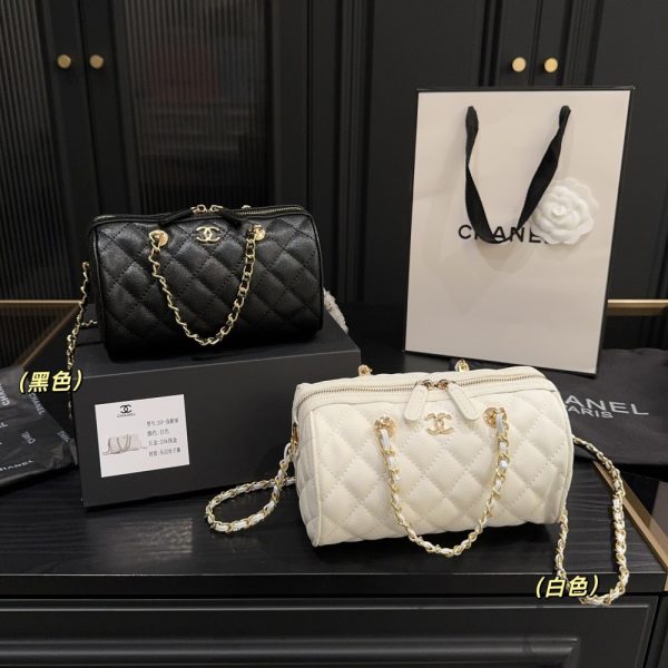 Chanel Caviar Boston Bowling Bag