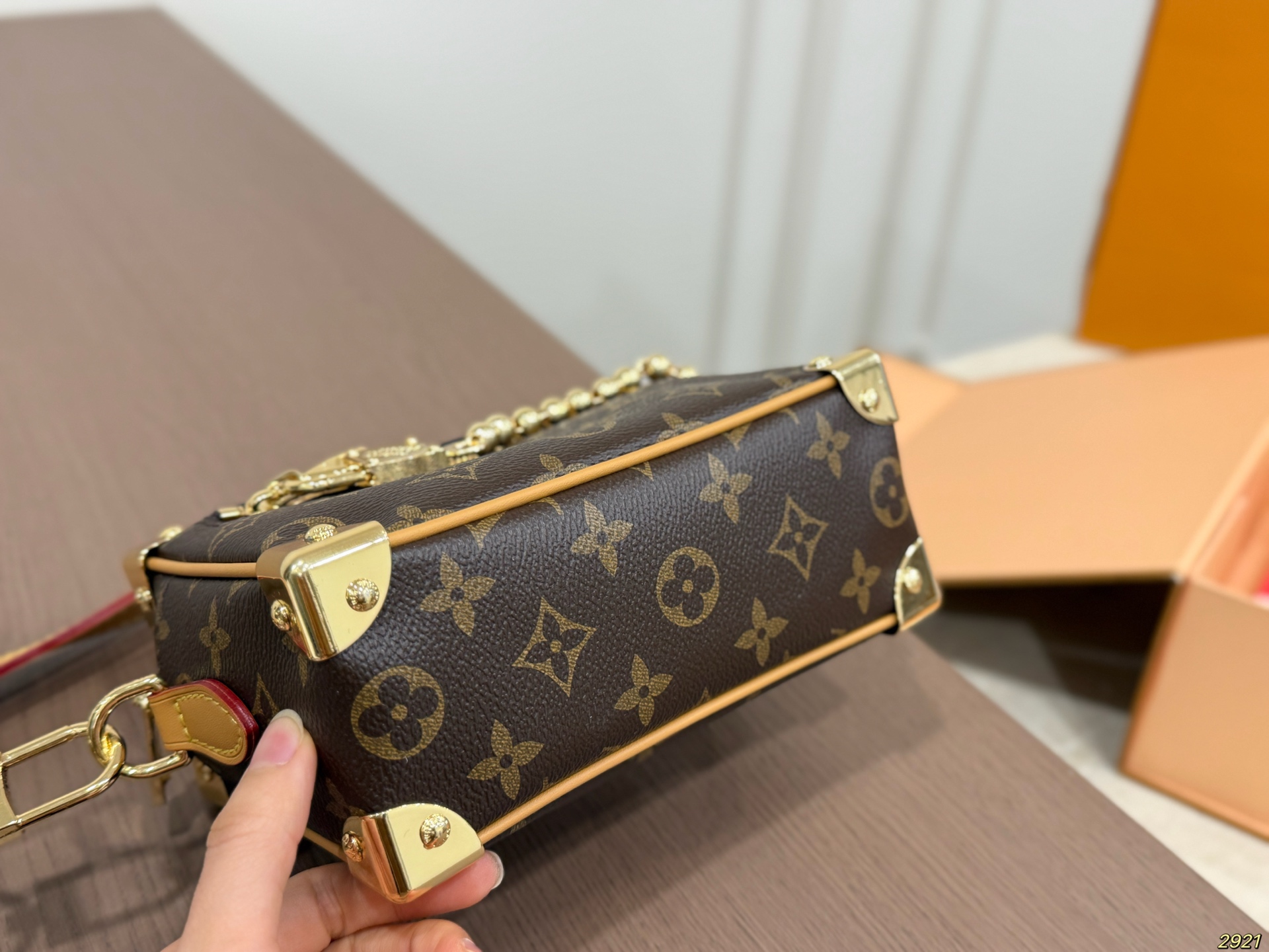 LV Mini Soft Trunk Monogram Bag - Image 10