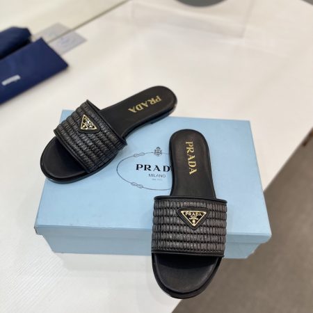 Prada Triangle-logo Sandals - Image 7