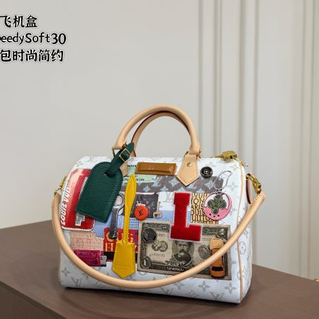 LV Speedy Soft 30 Pillow Case - Image 2